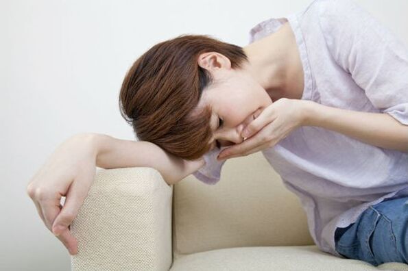 Гаденето е често срещан симптом на хелминтоза