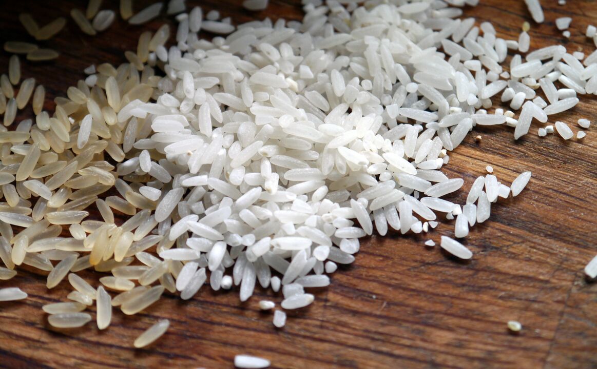 суров ориз срещу глисти